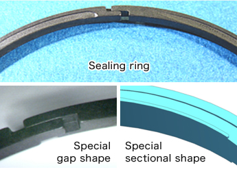 Sealing ring with low friction and low leakage technology