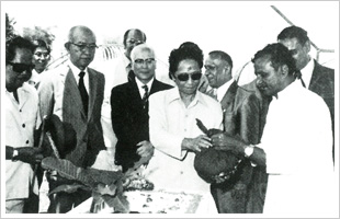 The inauguration of Indonesia Riken on September 1975