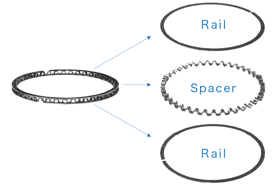 Piston Rings - Type-4 - Set of 4 (specify size)