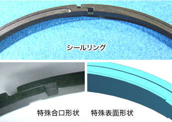 「シールリング」×「漏れと摩擦を小さくする技術」